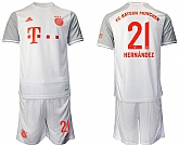2020-21 Bayern Munich 21 HERNANDEZ Away Soccer Jersey,baseball caps,new era cap wholesale,wholesale hats